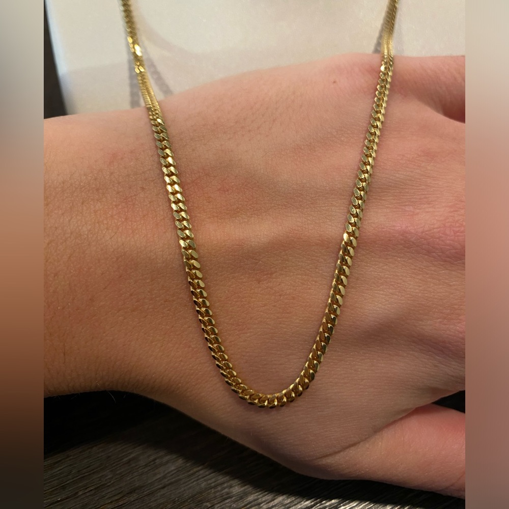 Gold Plated Cuban Link Chain